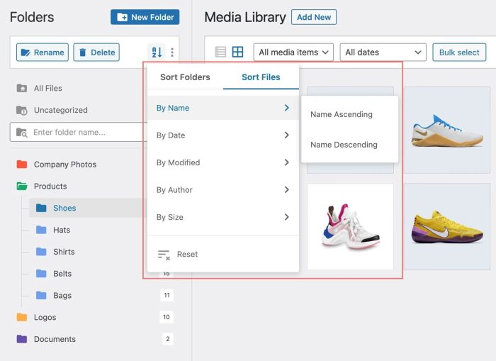 FileBird WordPress Media Library Folders 6.4.8 - Image 7