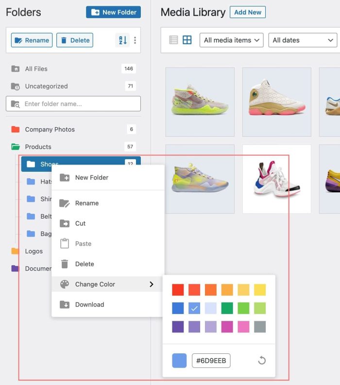 FileBird WordPress Media Library Folders 6.4.8 - Image 8