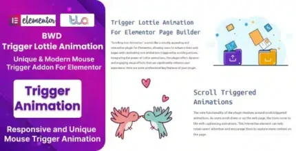 BWD Trigger Lottie Animation for Elementor 1.0