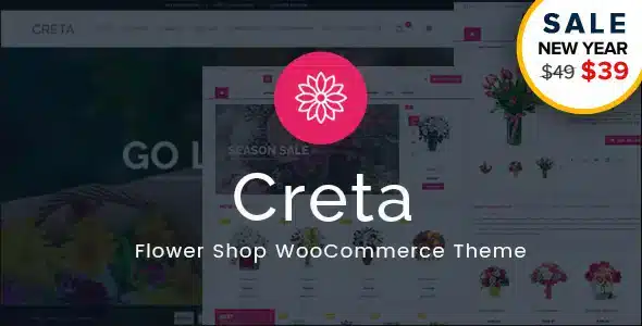 Crete Flower Shop WooCommerce Theme
