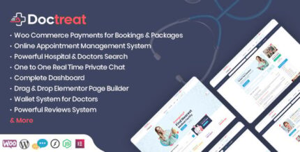 Doctreat Hospitals and Doctors Directory WordPress Listing Theme