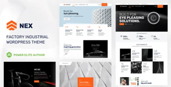 Nex Industrial WordPress Theme 33.0 - Image 1