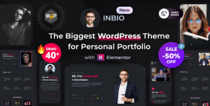 Personal Portfolio WordPress Theme Inbio