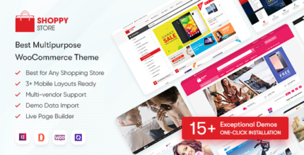 ShoppyStore - Multipurpose Elementor WooCommerce WordPress Theme