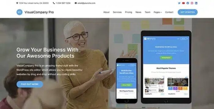 VisualCompany Pro Theme 1.0.5 - Image 1
